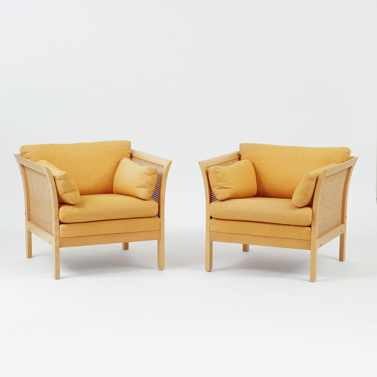 ARNE NORELL. Armchairs, a pair, "Rattan".