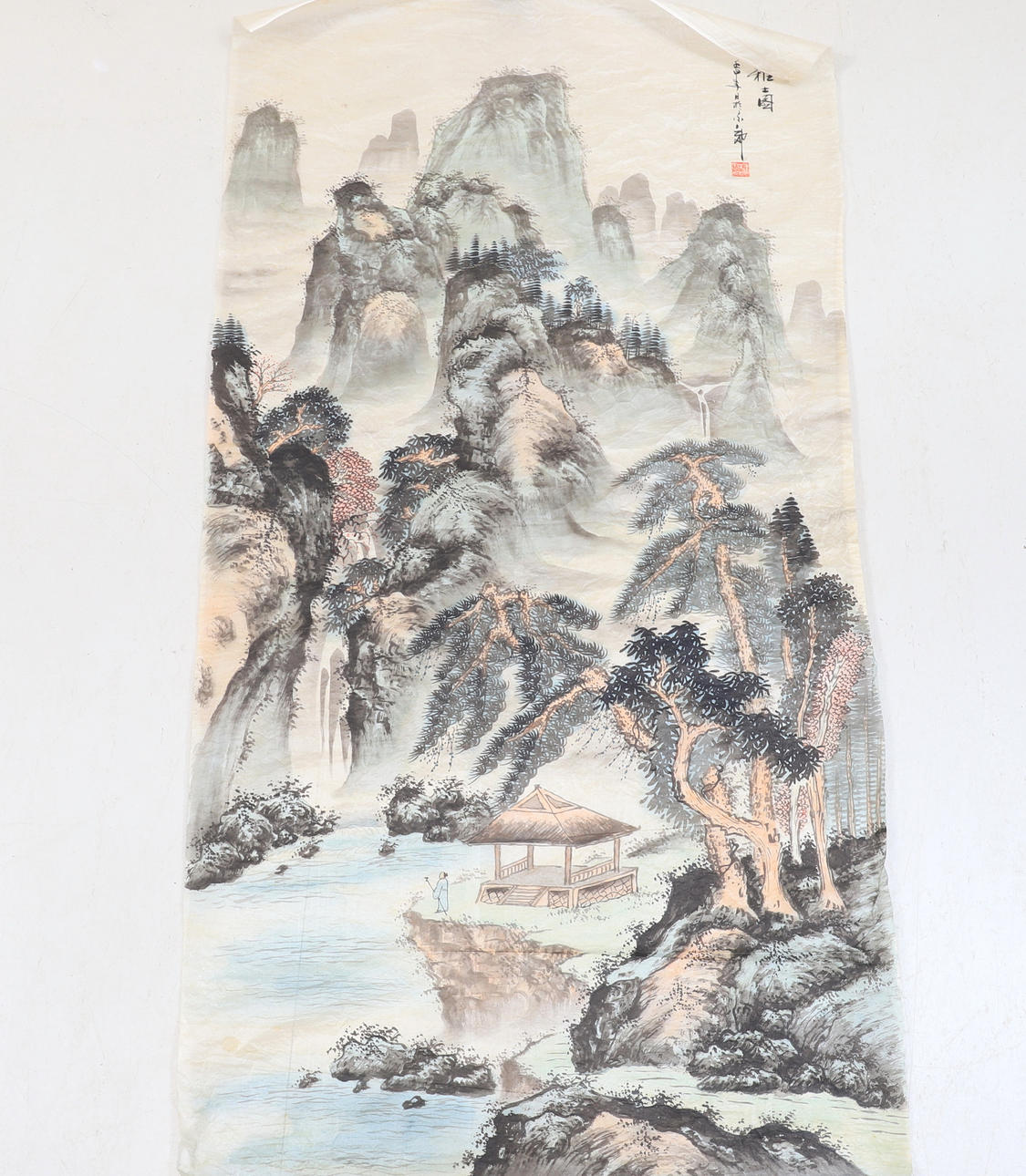 SIDENMÅLNING, Kina, 1900-tal.