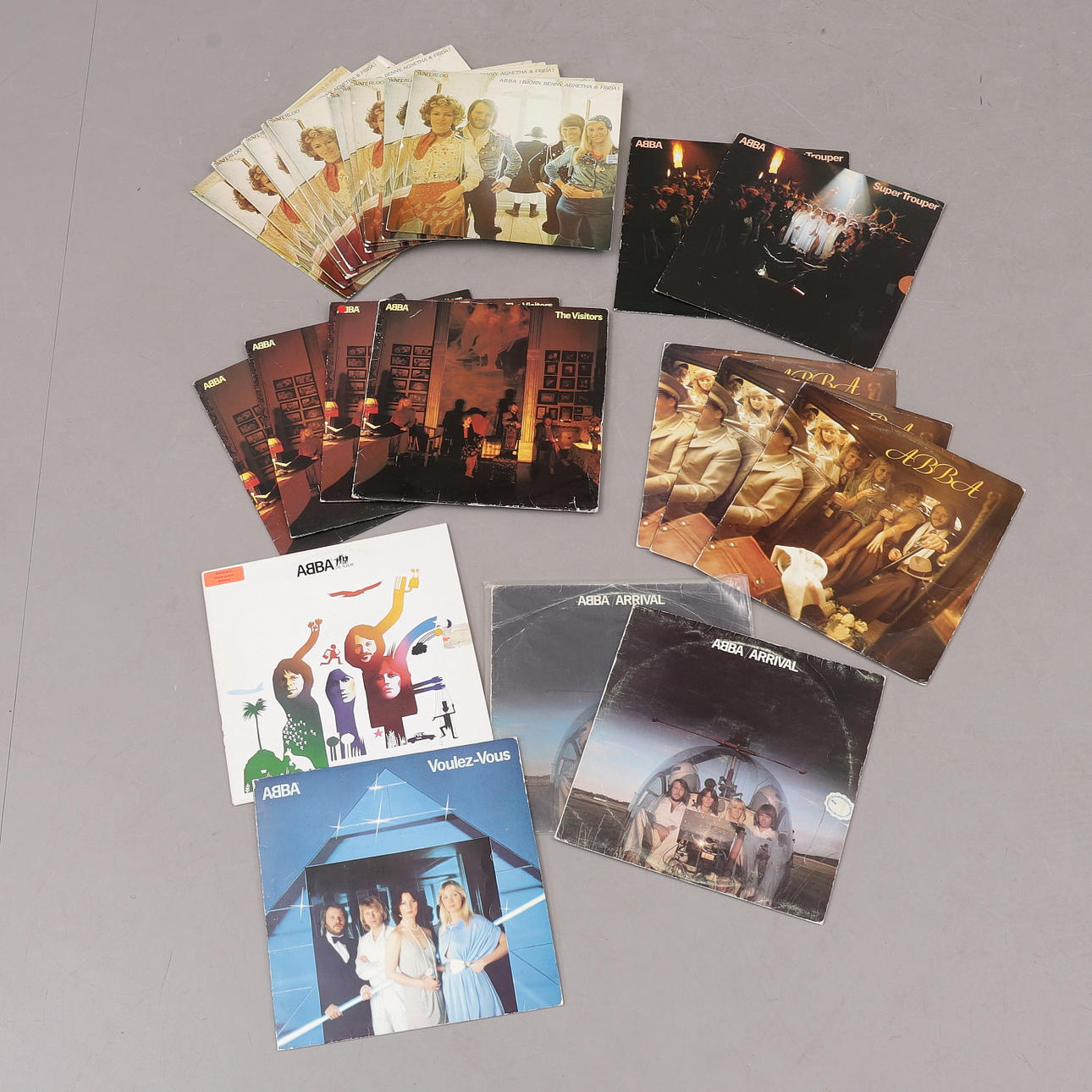 ABBA, LP-skivor, 26 st, 1970-tal.
