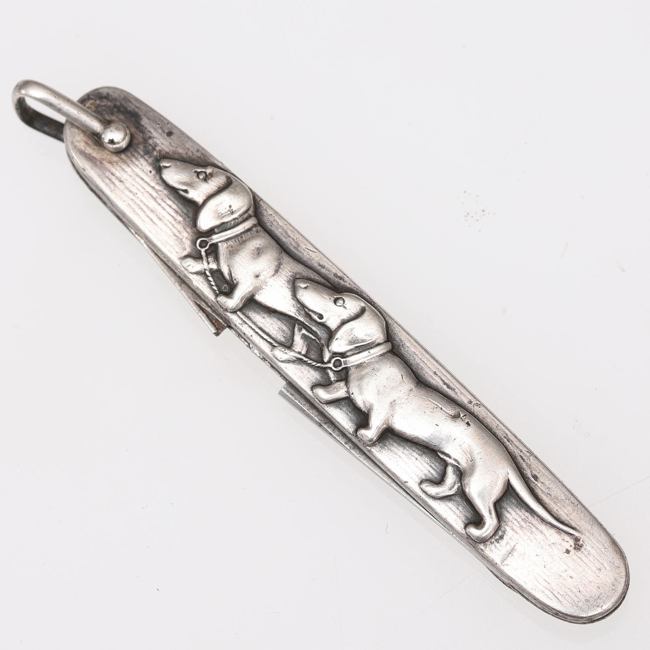 HANS HANSEN. Taschenmesser, Silber, Dänemark.