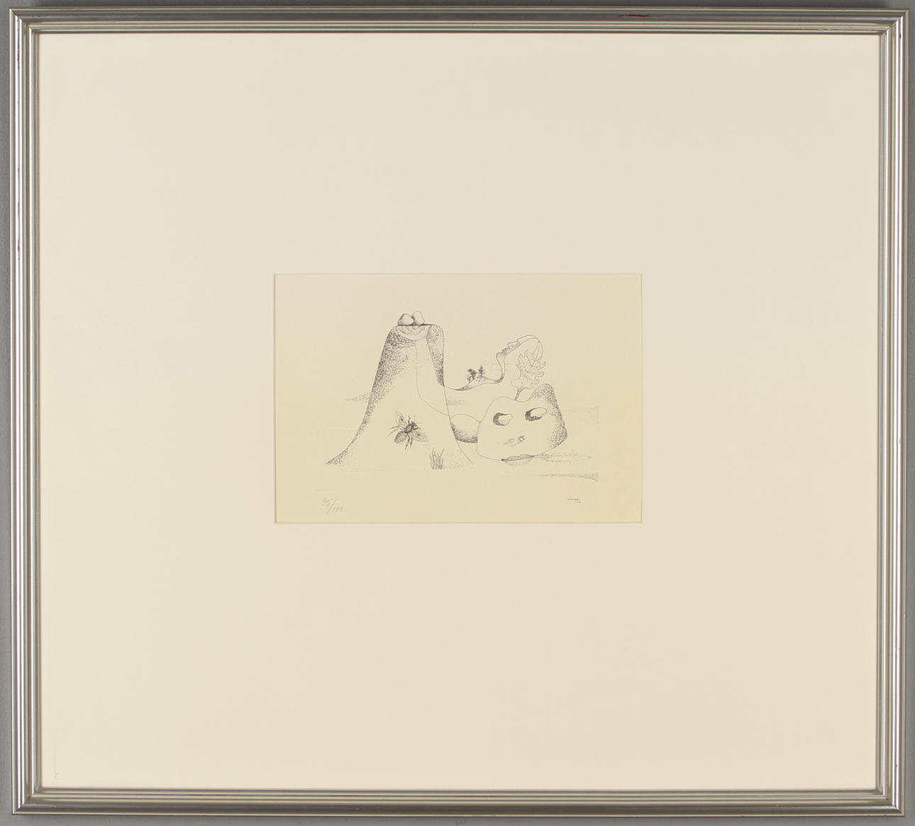 ESAIAS THORÉN. Komposition, litografi, signerad och numrerad 95/100.