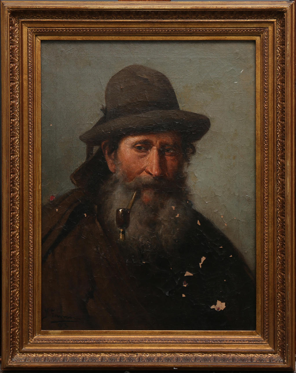 JOAN JUNCOSA. An old man.