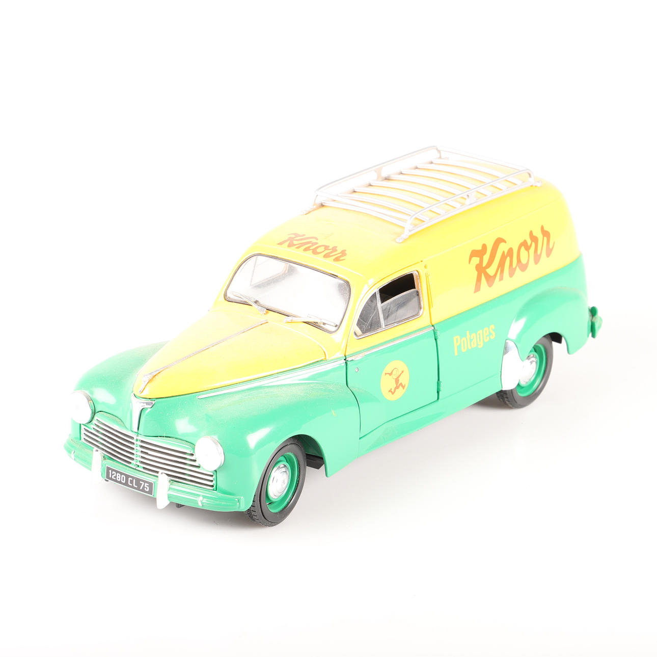 MODEL CAR, "Peugot 203 Knorr", sheet/plastic, Solido.