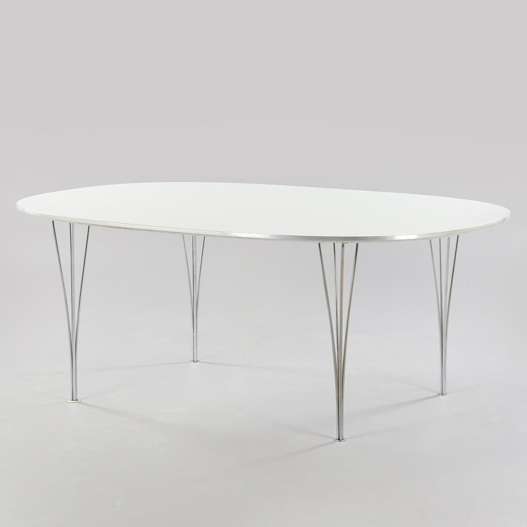 BRUNO MATHSSON/ PIET HEIN. ''Superellips'', matbord, Danmark 1989.