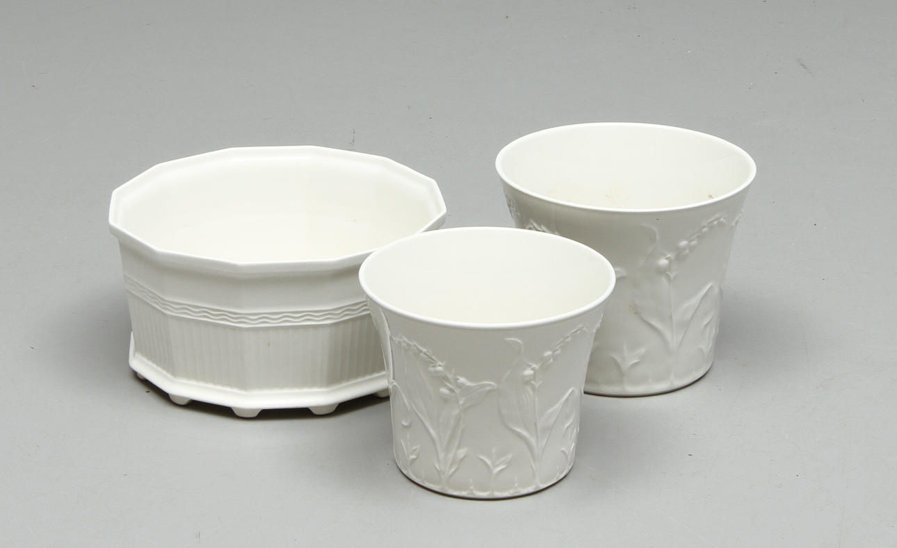 YTTERFODER, 3 st, Waldemarsudde & Liljekonvalj, Gustavsberg.