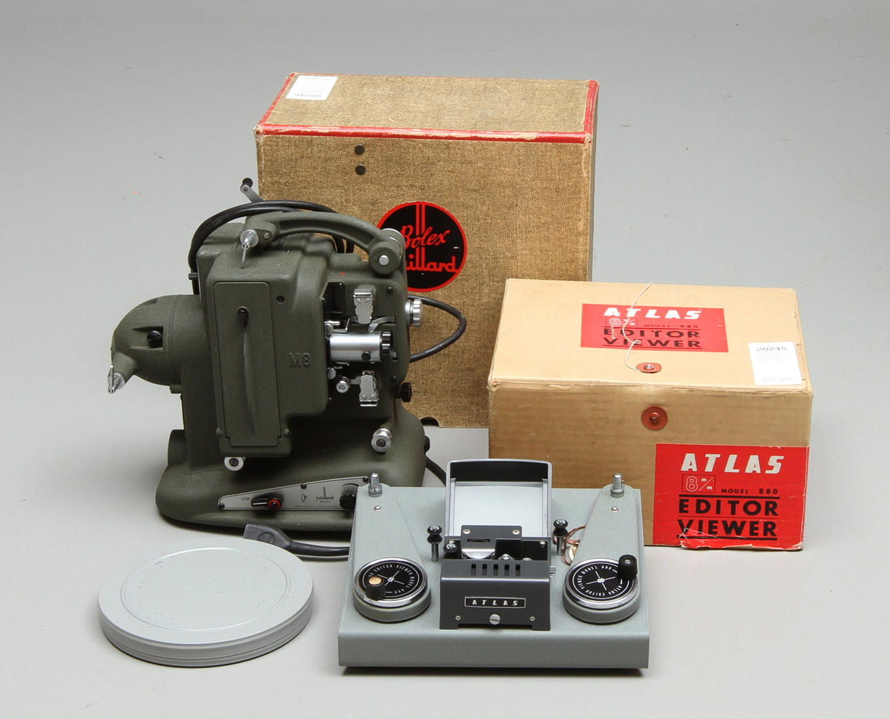 PROJEKTOR, Bolex Paillard, REDIGERINGSMASKIN, Atlas.