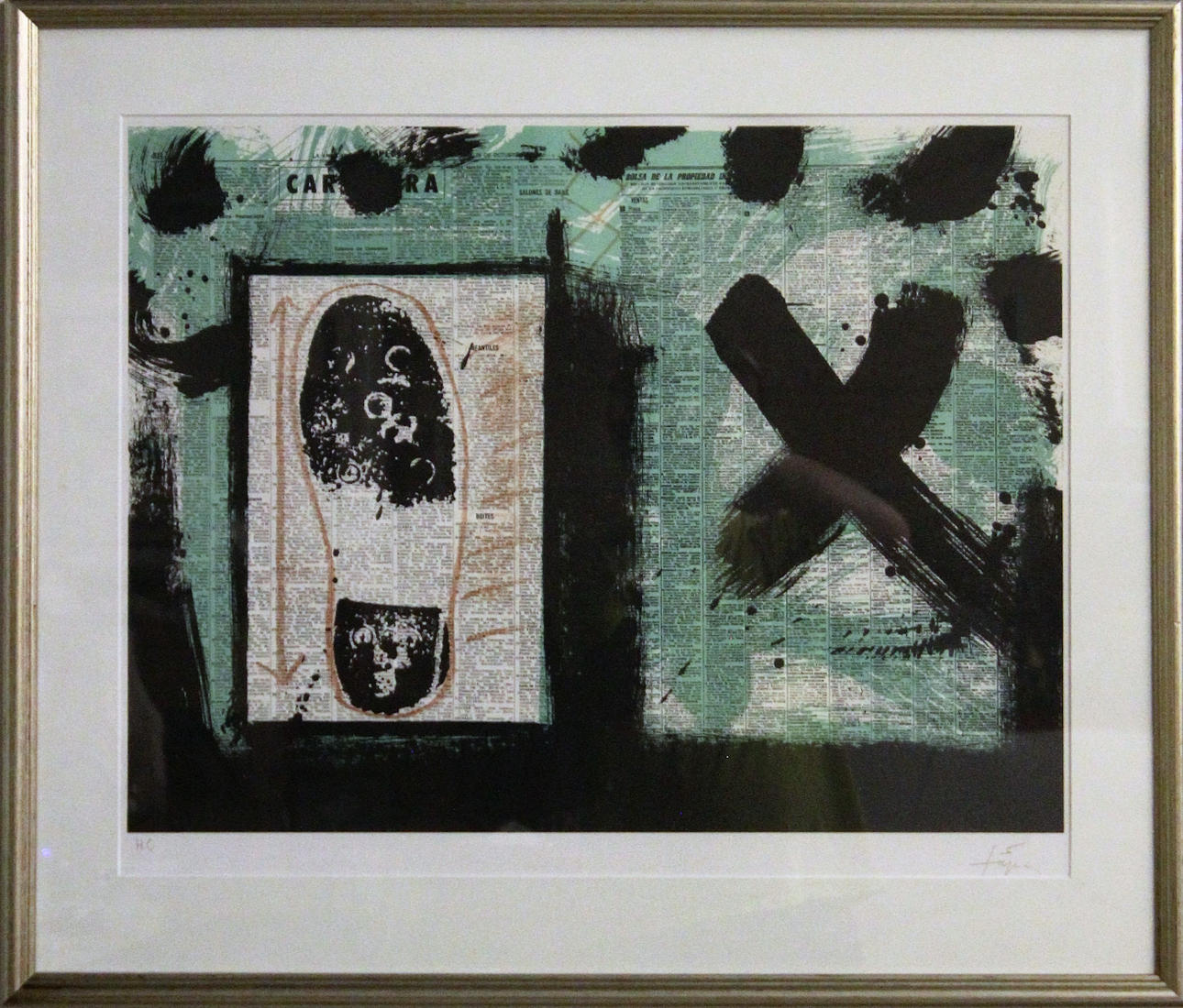 ANTONI TÀPIES. LITOGRAFI, signerad.