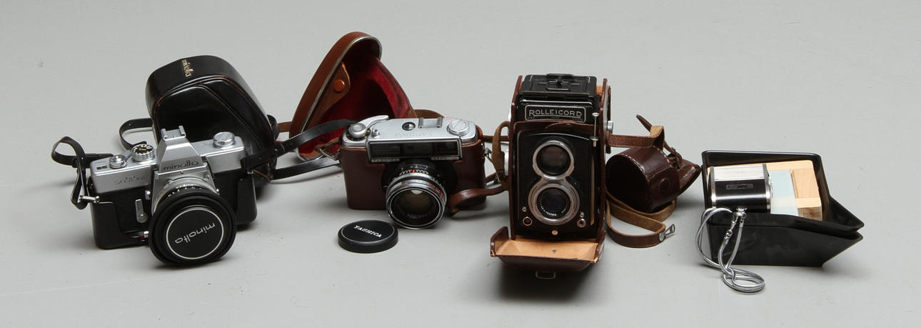 PARTI KAMEROR, bla Rolleicord.