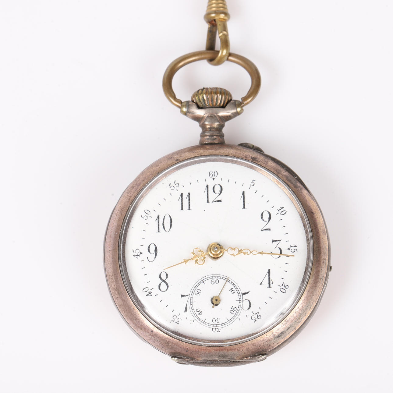 POCKET WATCH. silver, 19th century.