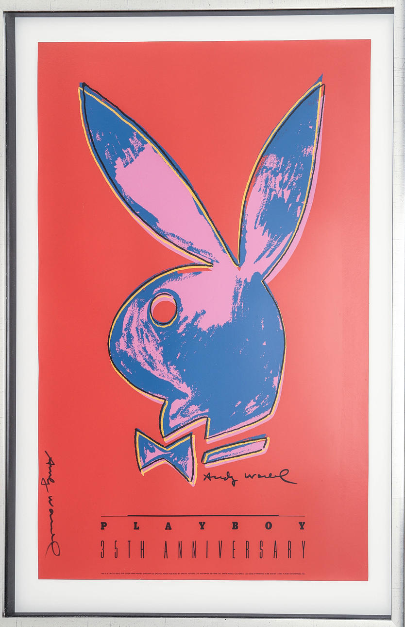 ANDY WARHOL. EFTER. SERIGRAFI "Playboy 35th anniversary".
