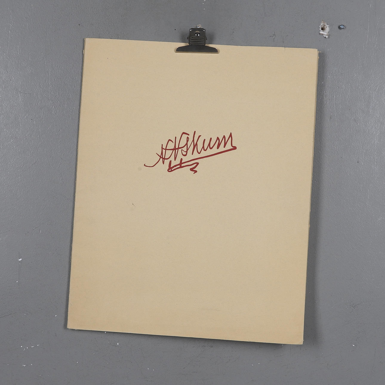 NILS NILSSON SKUM. offset printing, 7 pcs, in folder.