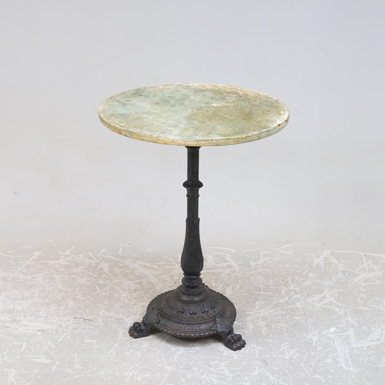 CAFE TABLE, Cast iron, Bolinders, 1879 Stockholm.