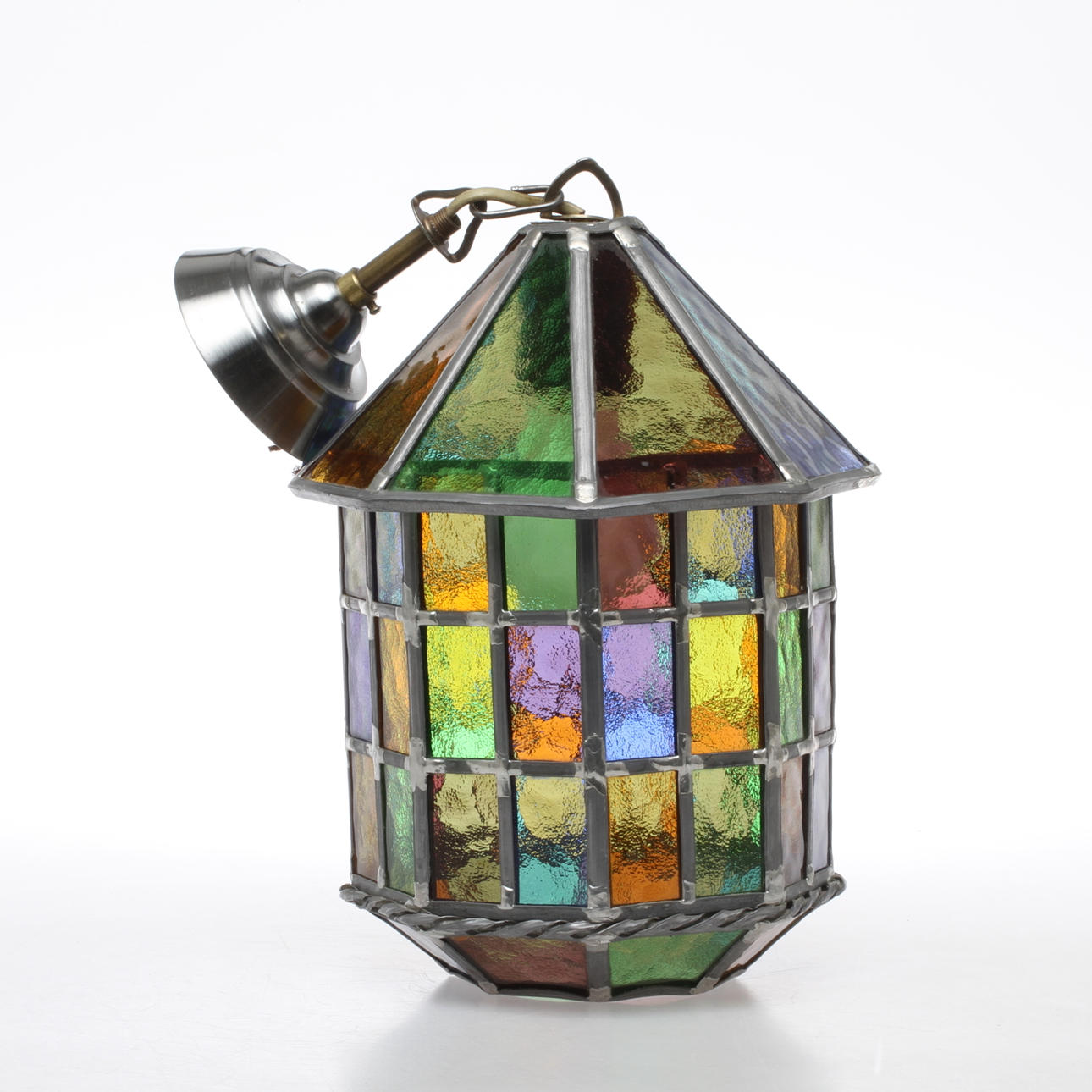 TAKLAMPA, blyglas, 1900-tal.