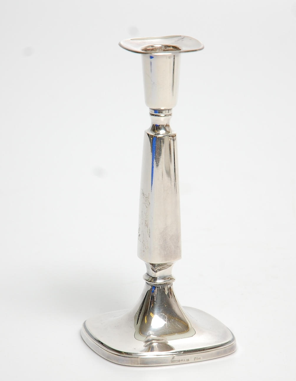 LJUSSTAKE, silver, stämplad T Eld, Göteborg 1974.