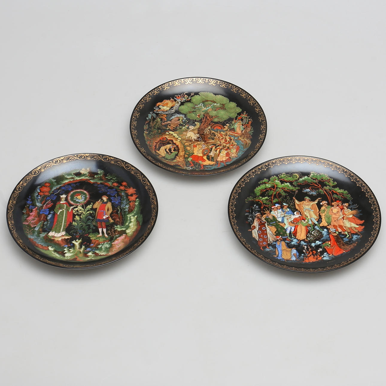 SAMLARTALLRIKAR. 3 st. Russian Legends Collection, Tzar Saltan, Ryssland.