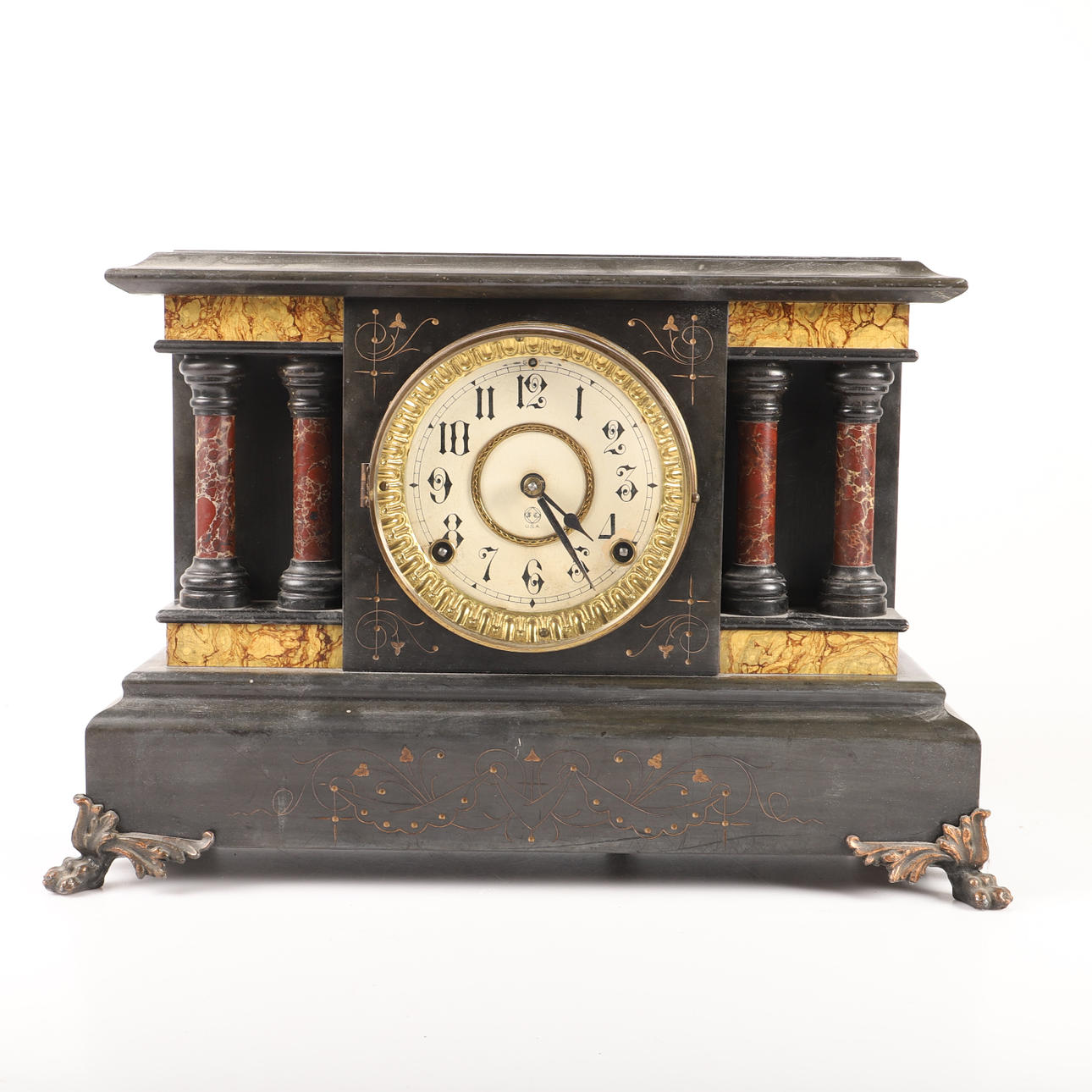 BORDSUR, betsat trä, 1900-talets första hälft.