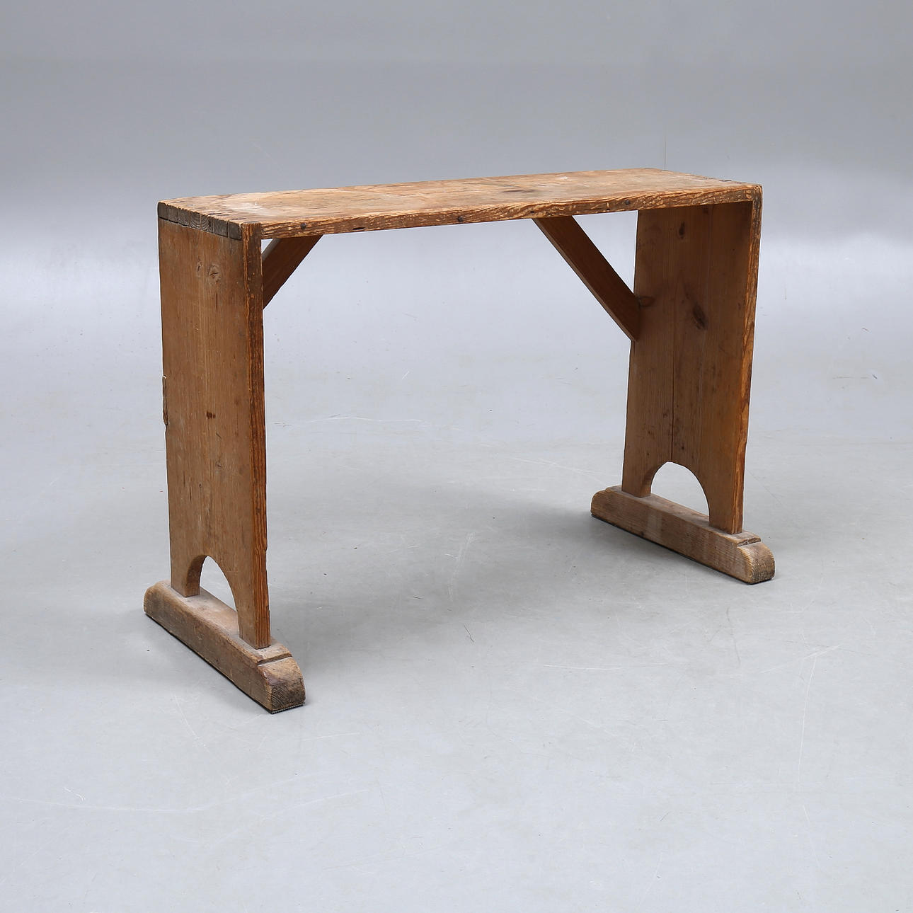 LOOM STOOL, pine, 19th/20th century.