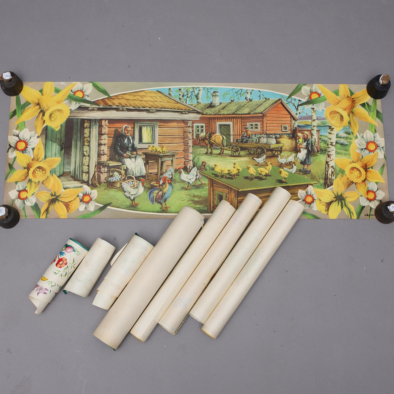 EASTER BANDS, 9 pcs., paper, 1900s.