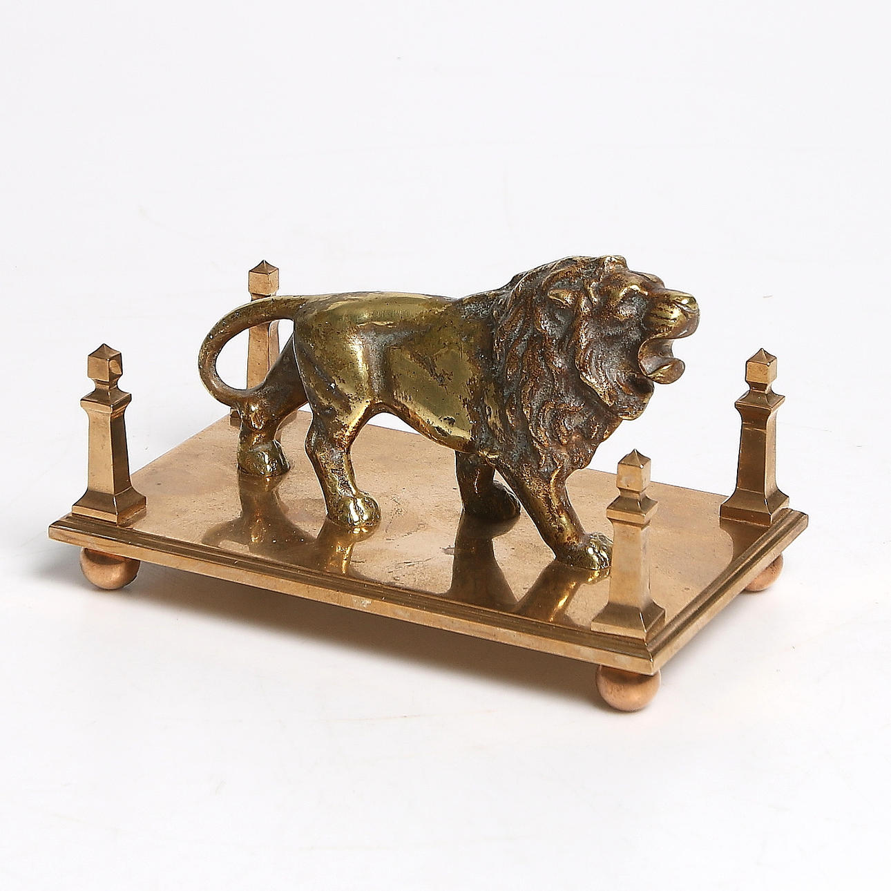 BREVPRESS, mässing. 1900-talets början.