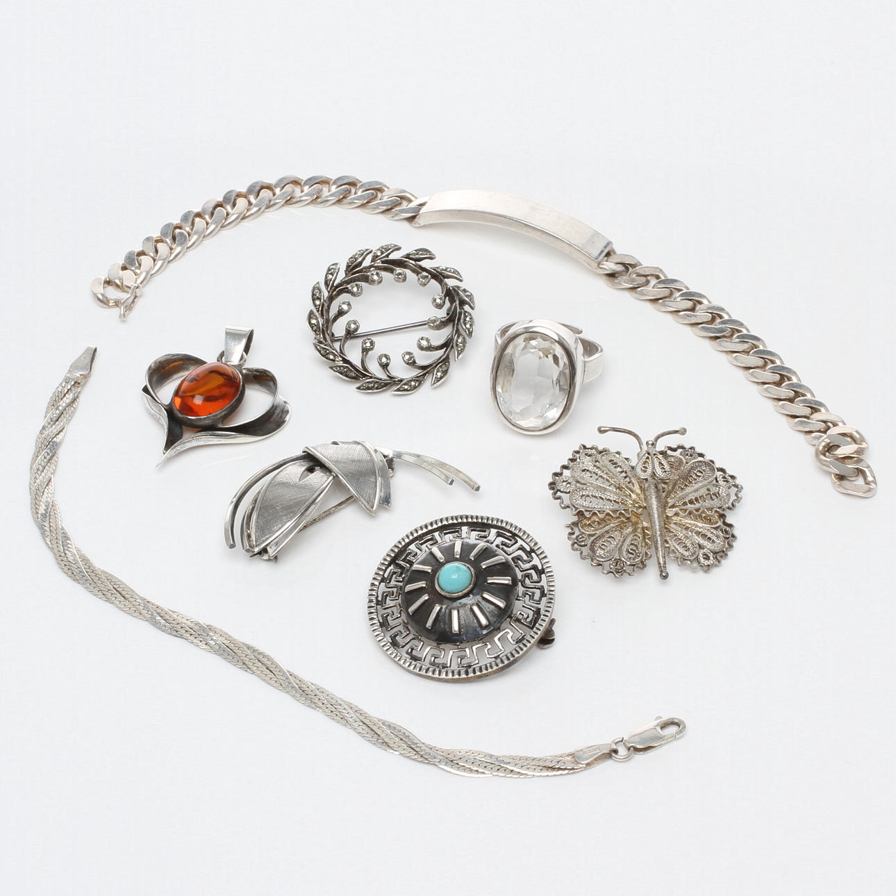 SMYCKEN, 10 delar, silver.