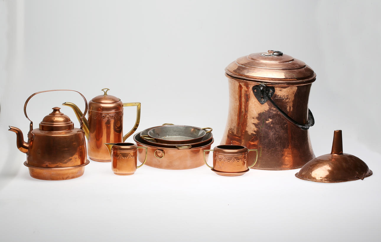 KOPPARFÖREMÅL, 1800-1900-tal.