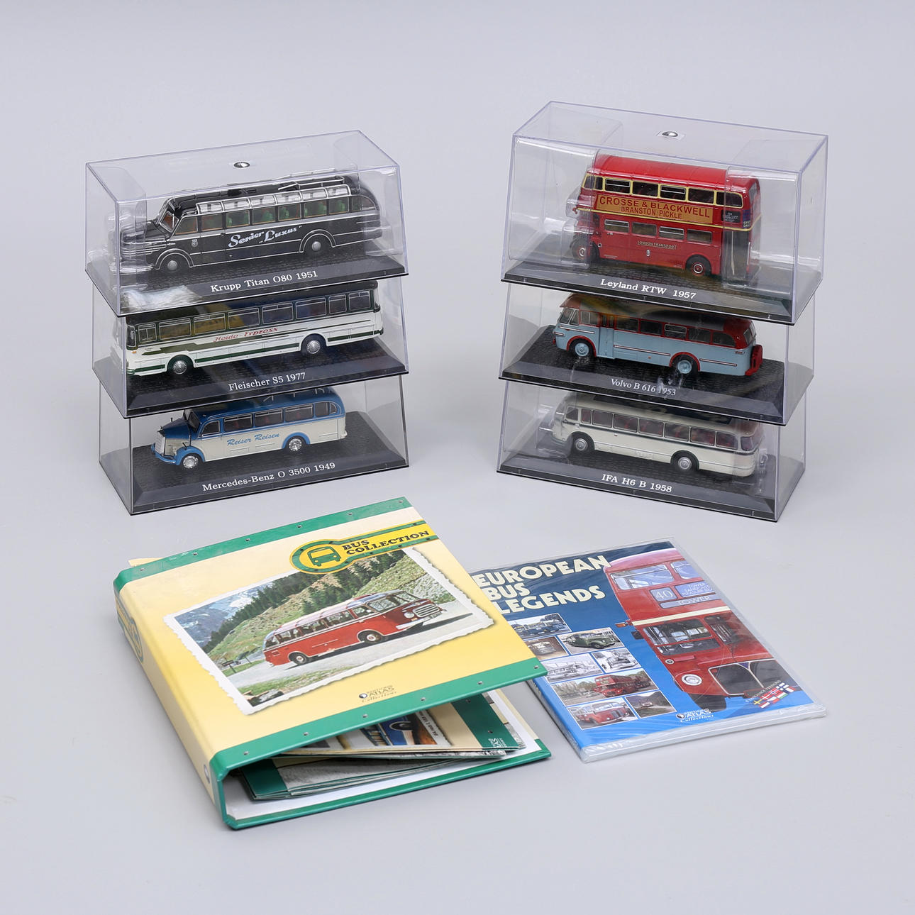 SAMLARBILAR, Bussar 6 st, Atlas Collection.