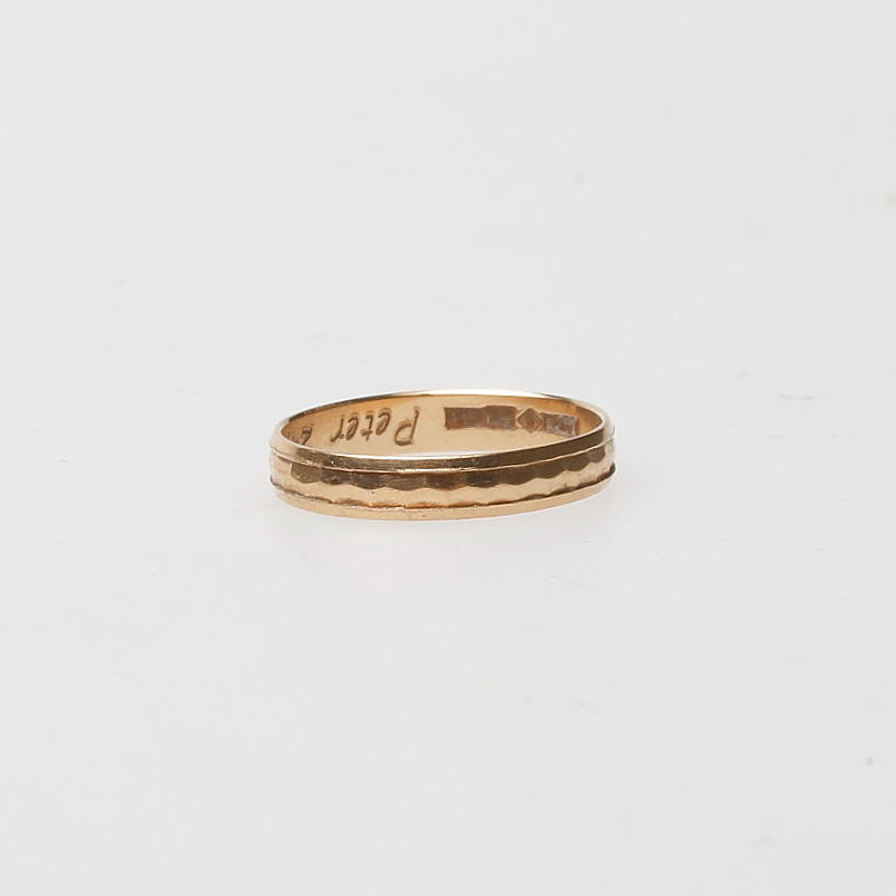 RING, 18k guld, vikt ca 2 gr.