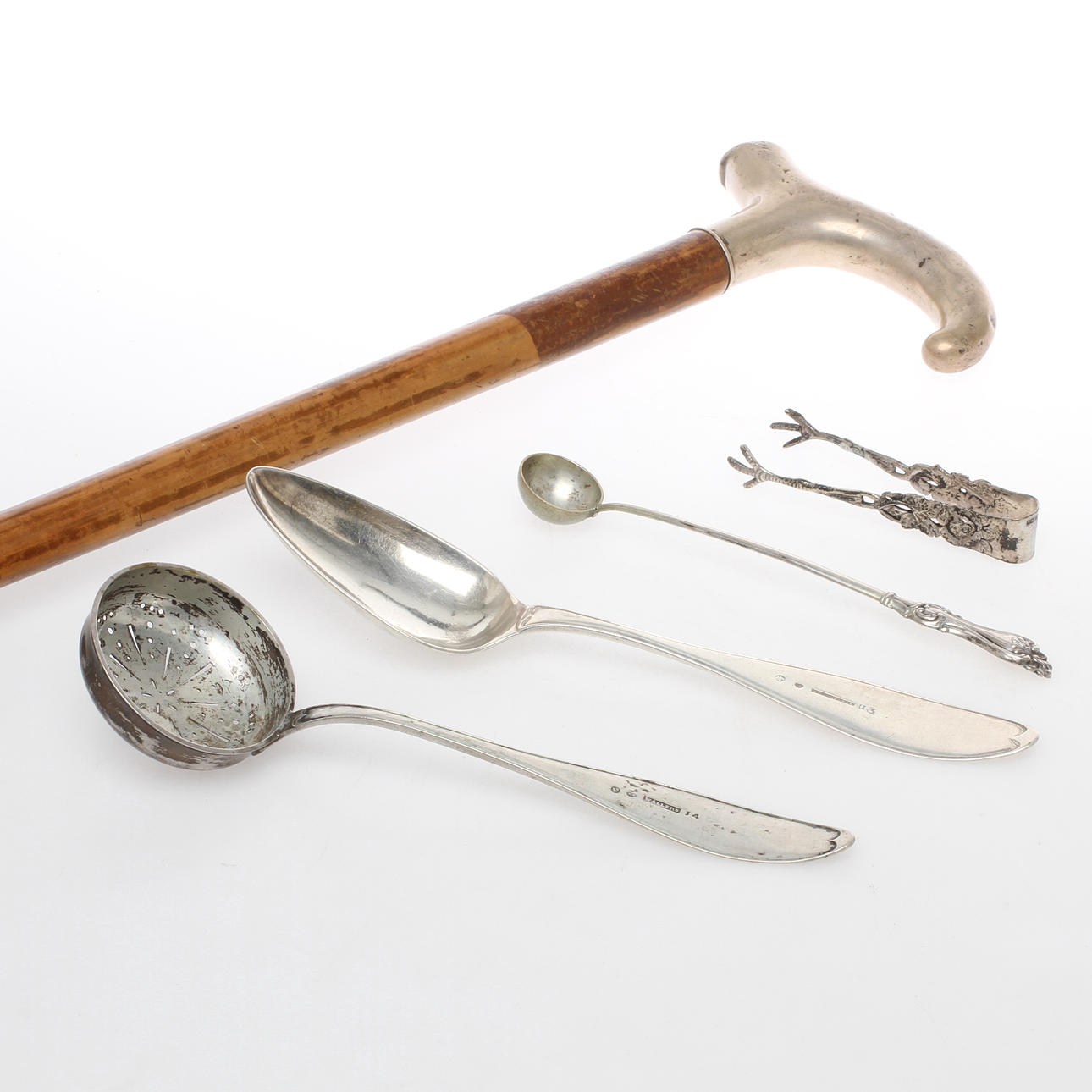 SILVER, 5 delar, 1800/1900-tal.