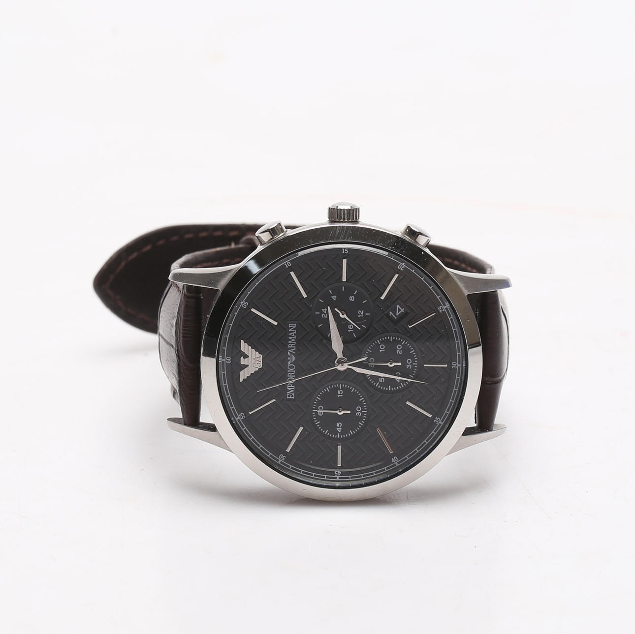 HERRE ARMBANDSUR, kronograf, Emporio Armani.