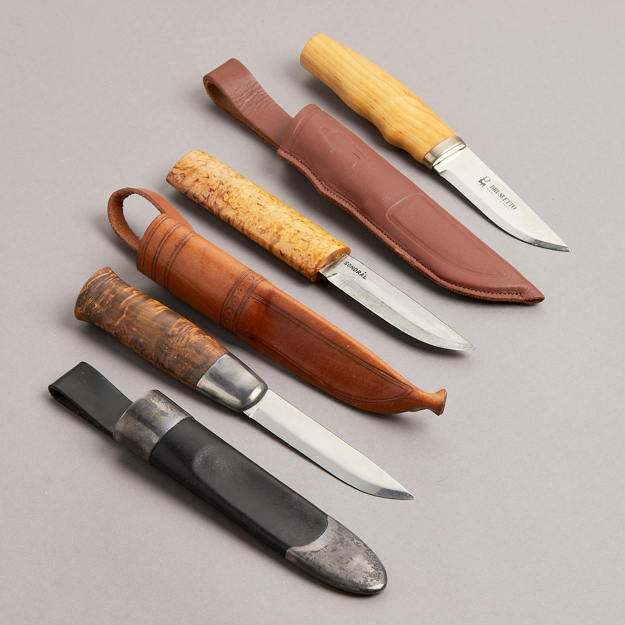 KNIVAR, 3 st, norska.