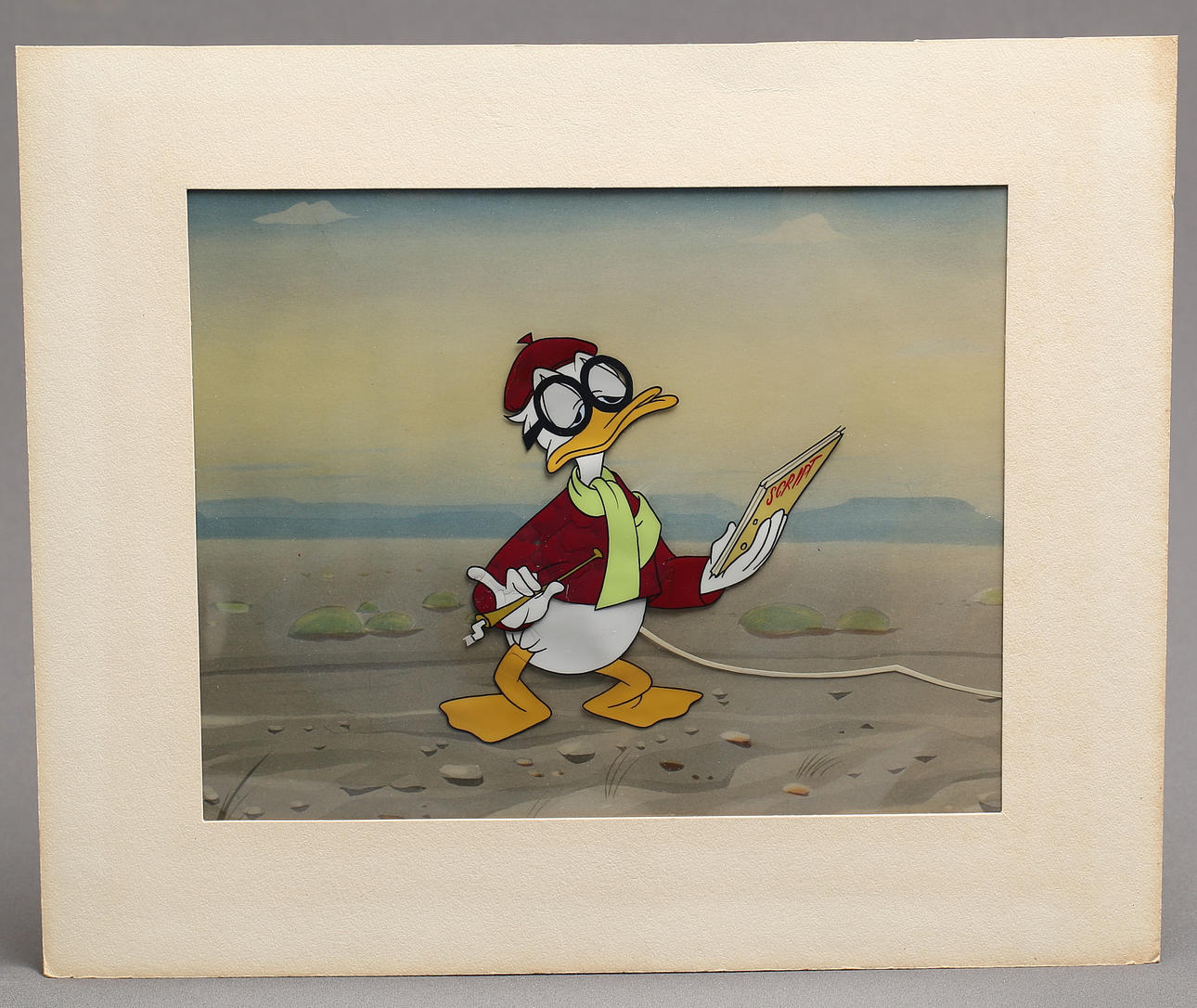 PRODUCCIÓN WALT DISNEY, dibujo en celuloide, coloreado.