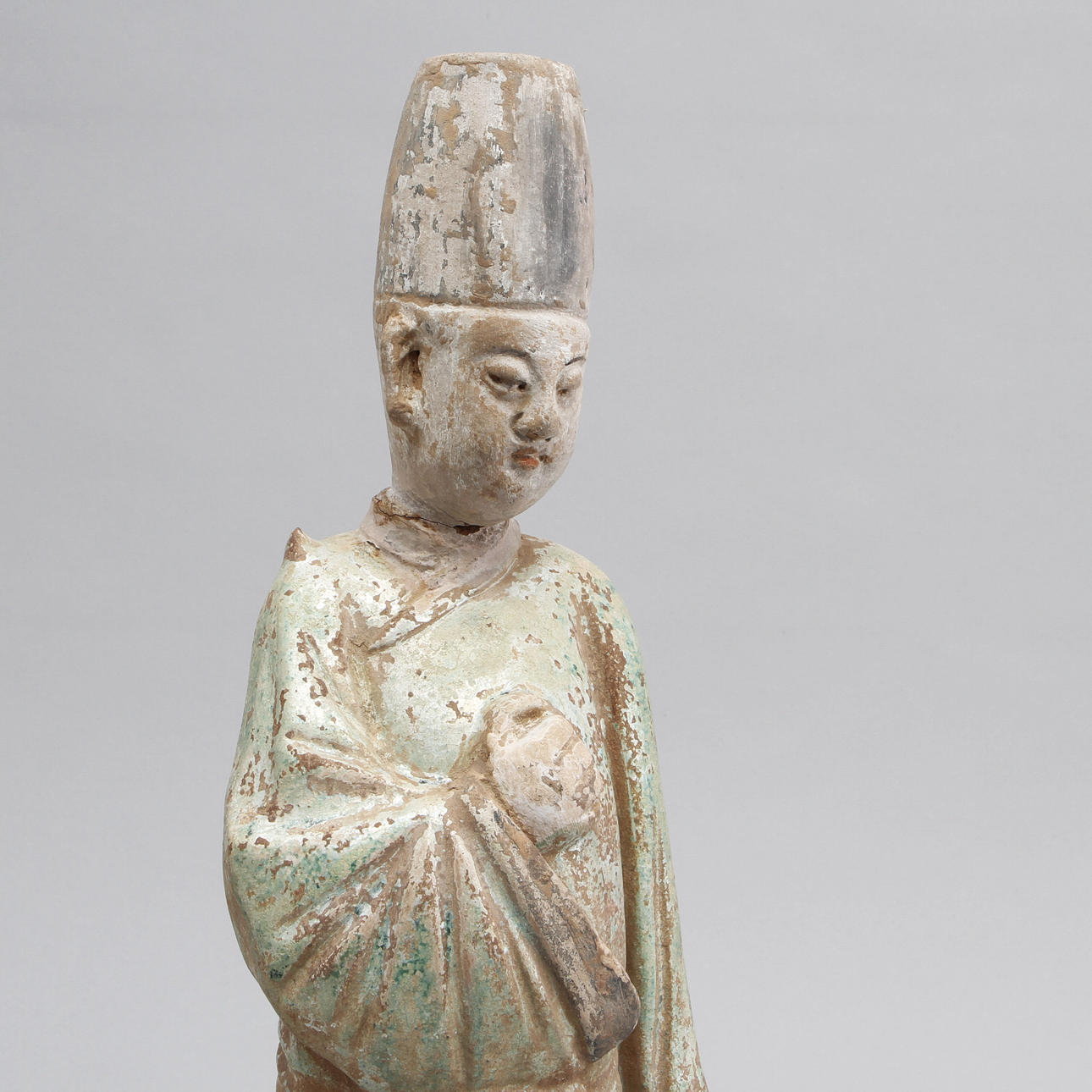 FIGUR, lergods, Kina, Ming(1368-1644).