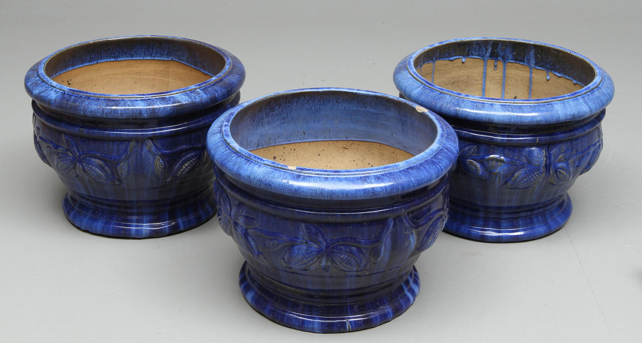 TRÄDGÅRDSKRUKOR, 3 st.