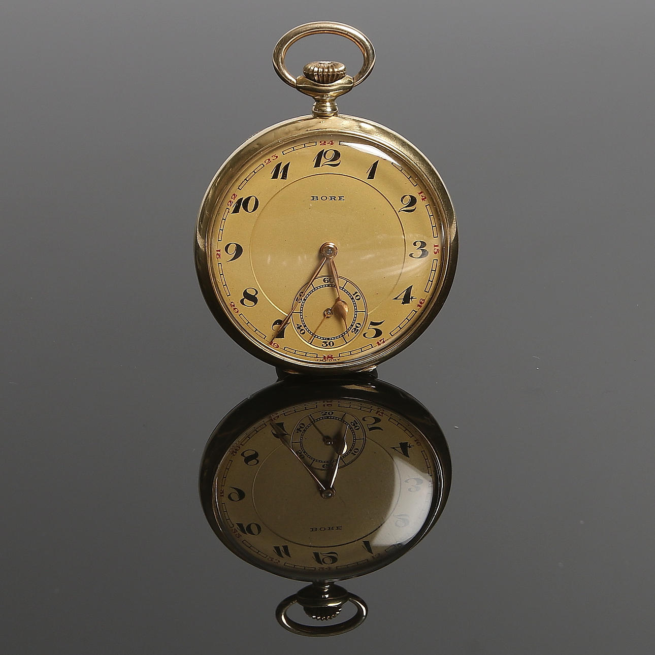 FICKUR, 14k guld, "Bore", 18/1900-tal.