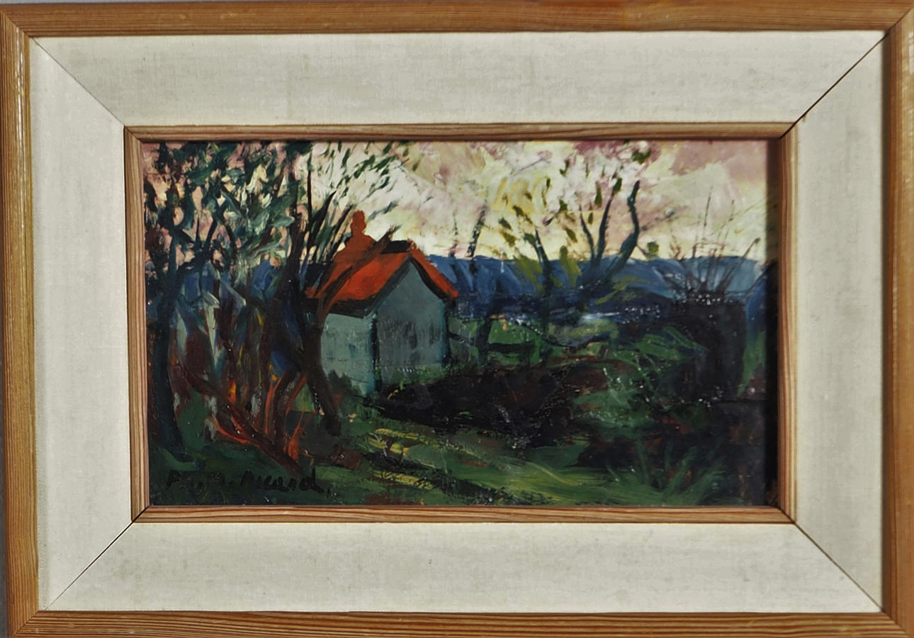 PHILIPPE-MARIE PICARD. oil on Board, signed.