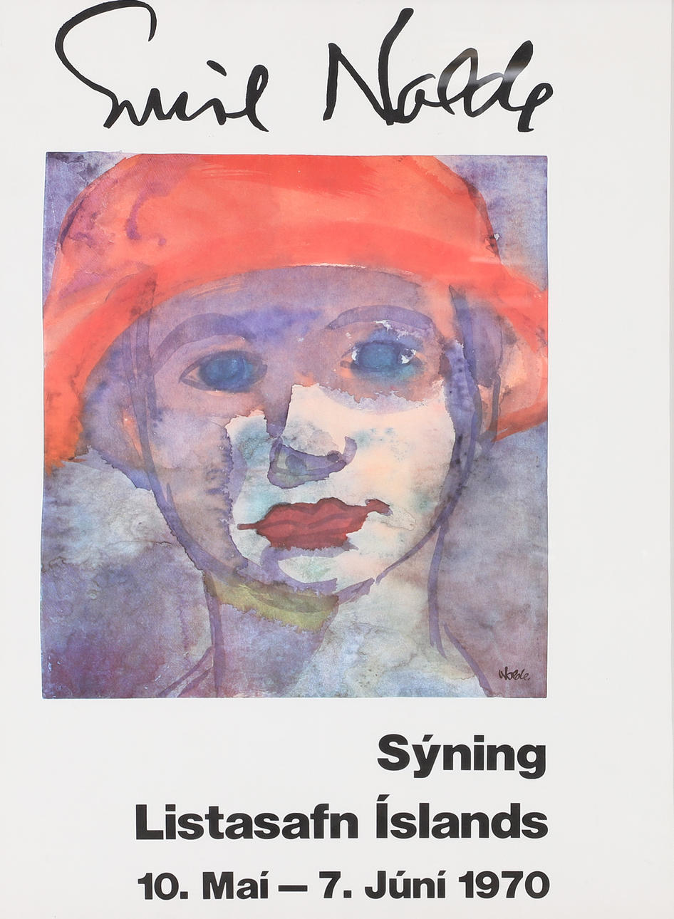 EXHIBITION POSTER, Emil Nolde.