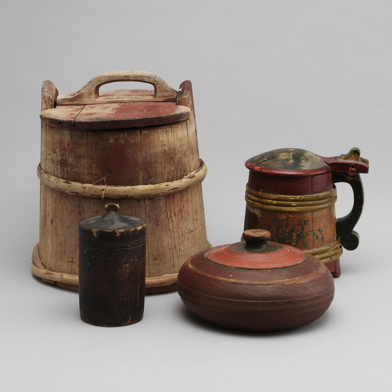 PARTI ALLMOGE, 4 st, 1800/1900-tal.