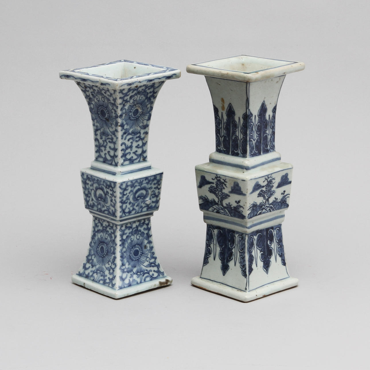 VASER, 2st, porslin, 1700-tal. Kina.