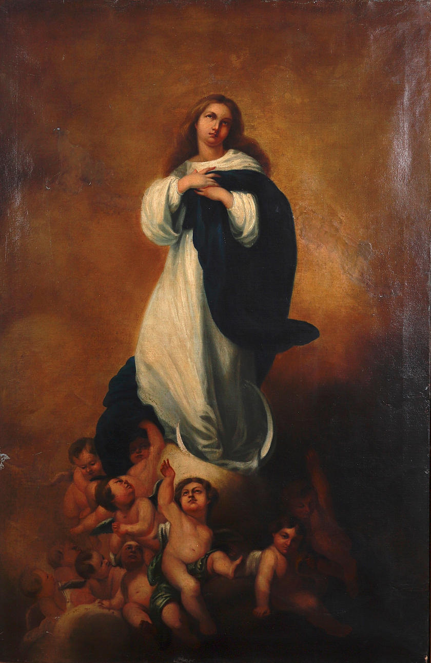 BARTOLOMÉ ESTEBAN MURILLO. SEGÚN. "Inmaculada de Soult”.