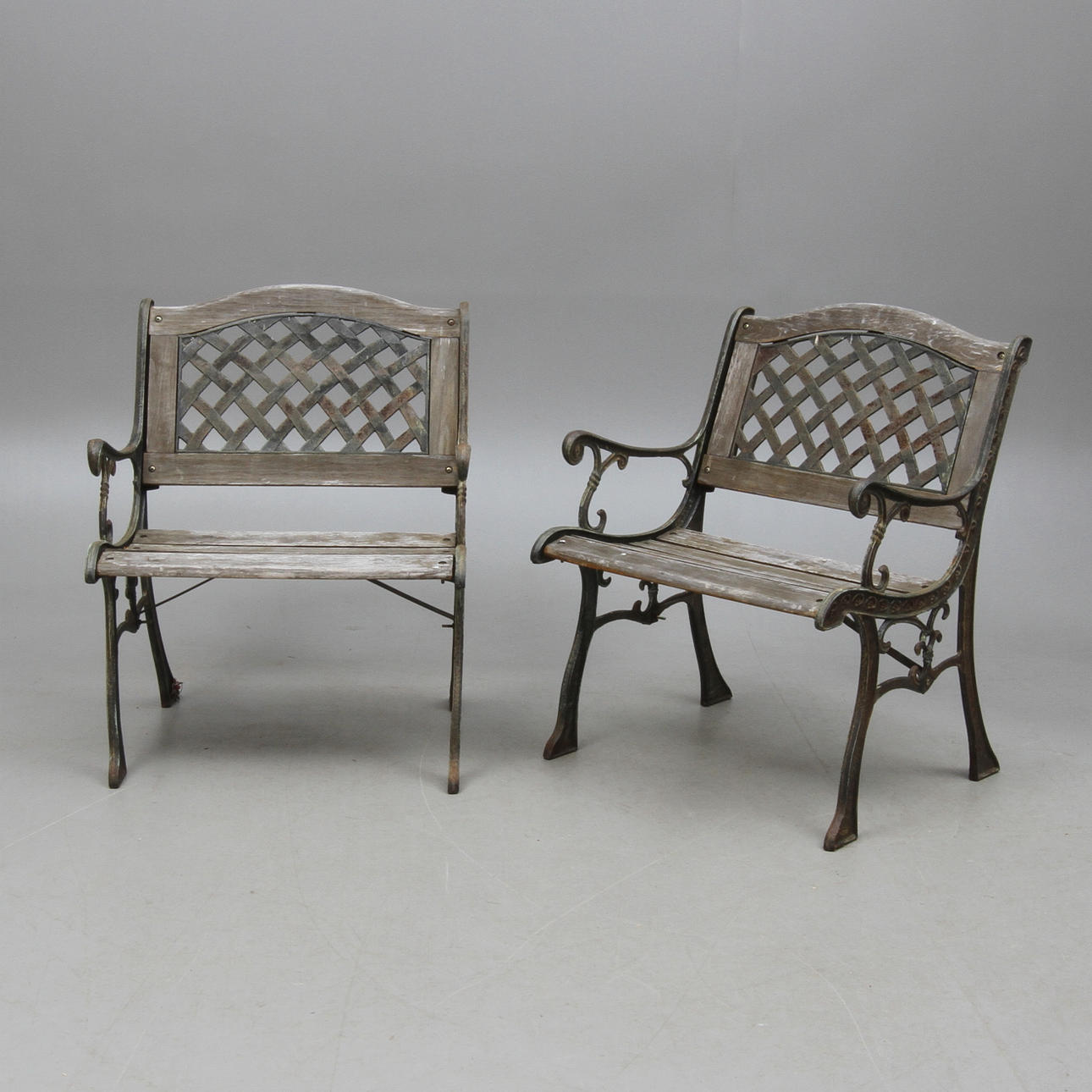 TRÄDGÅRDSFÅTÖLJER 1 par, 1900/2000-tal.