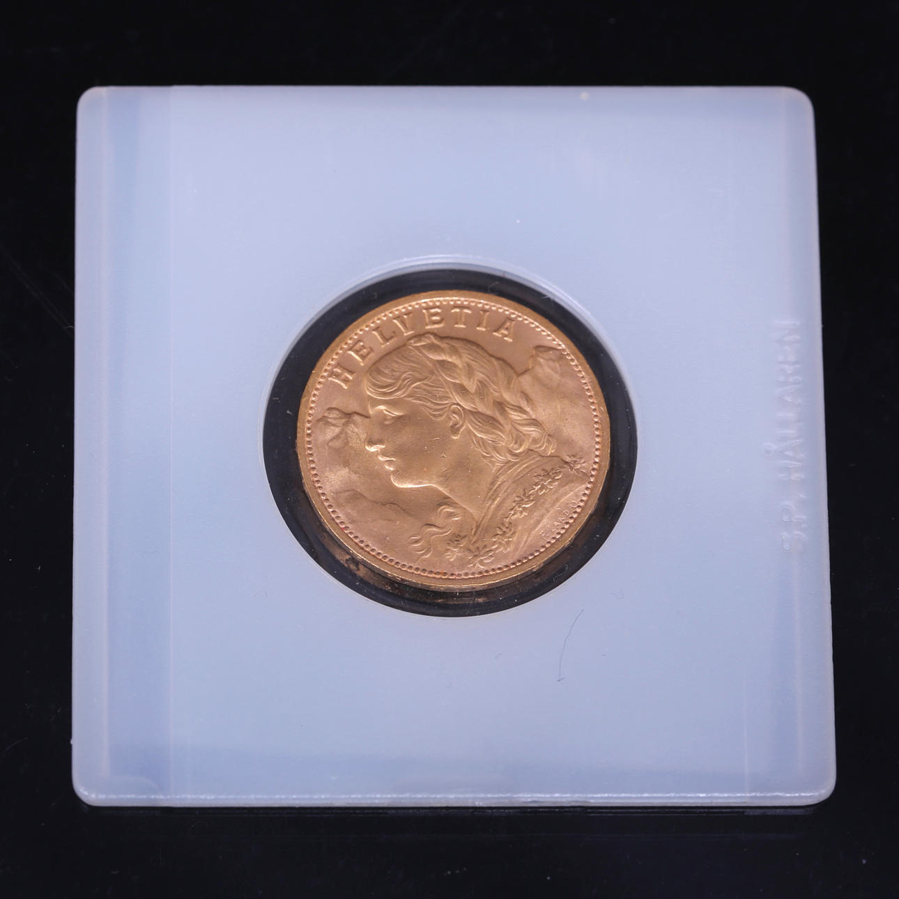 GOLD COIN, 20 francs, gold content 900/1000, 6.45 grams, Switzerland, 1927.  Coins, Medals & Stamps - Coins & Banknotes - Auctionet