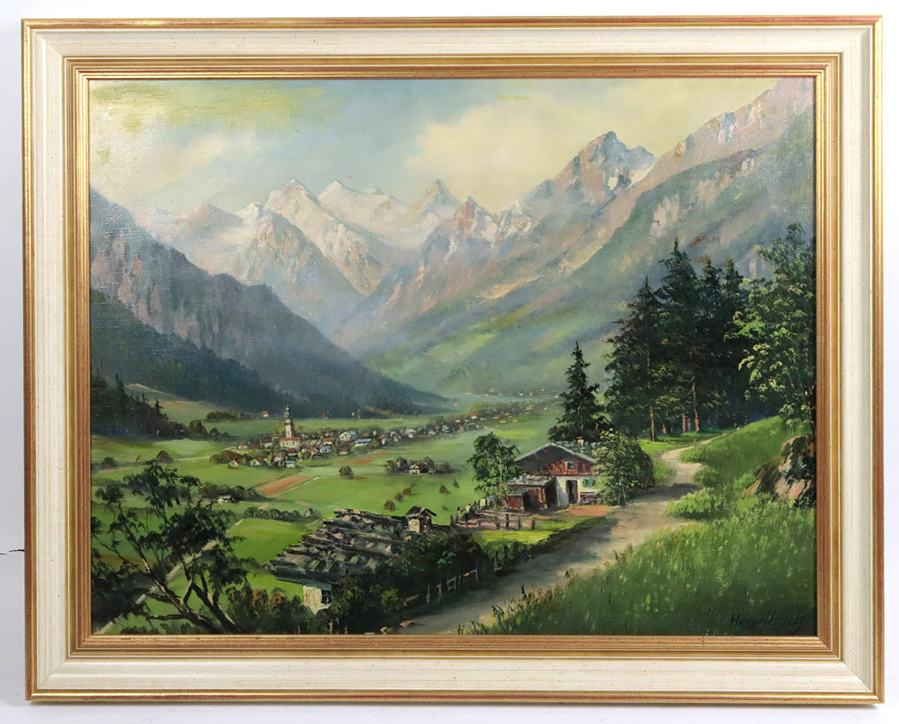 FORSOMMER I BJERGET, HASSELBACH.