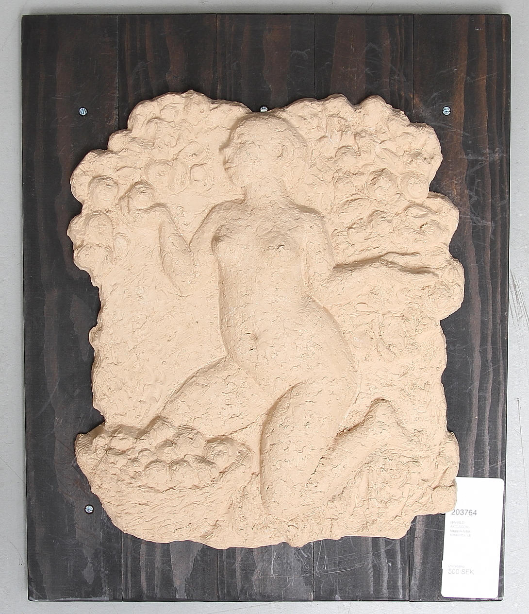 HARALD AXELSSON. Väggskulptur, terracotta.