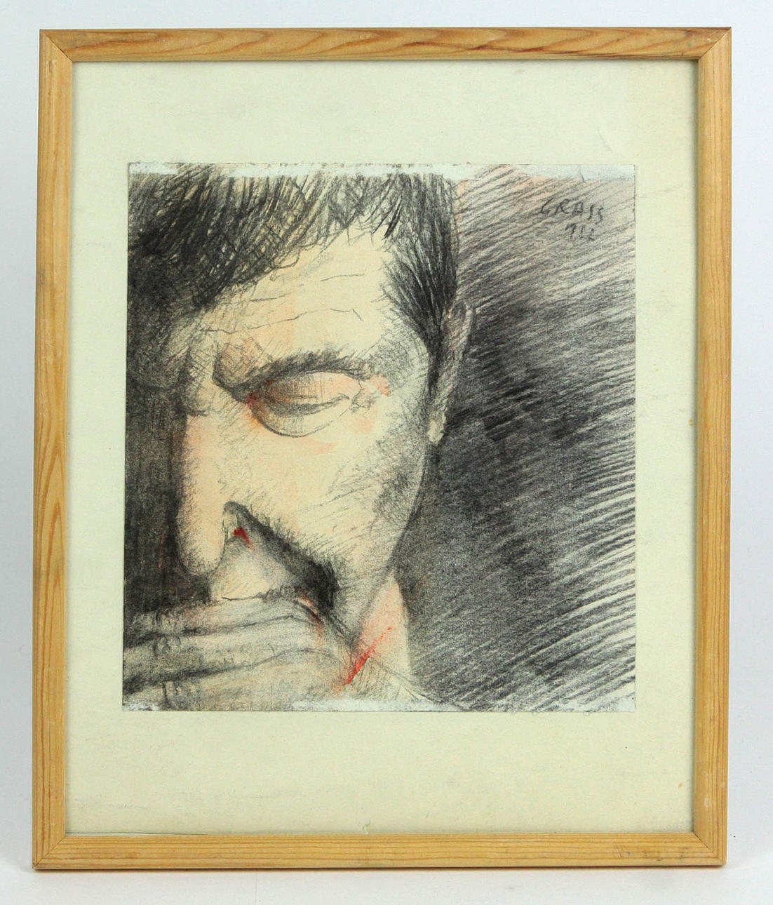 Porträtt av en man, ref. Gräs.