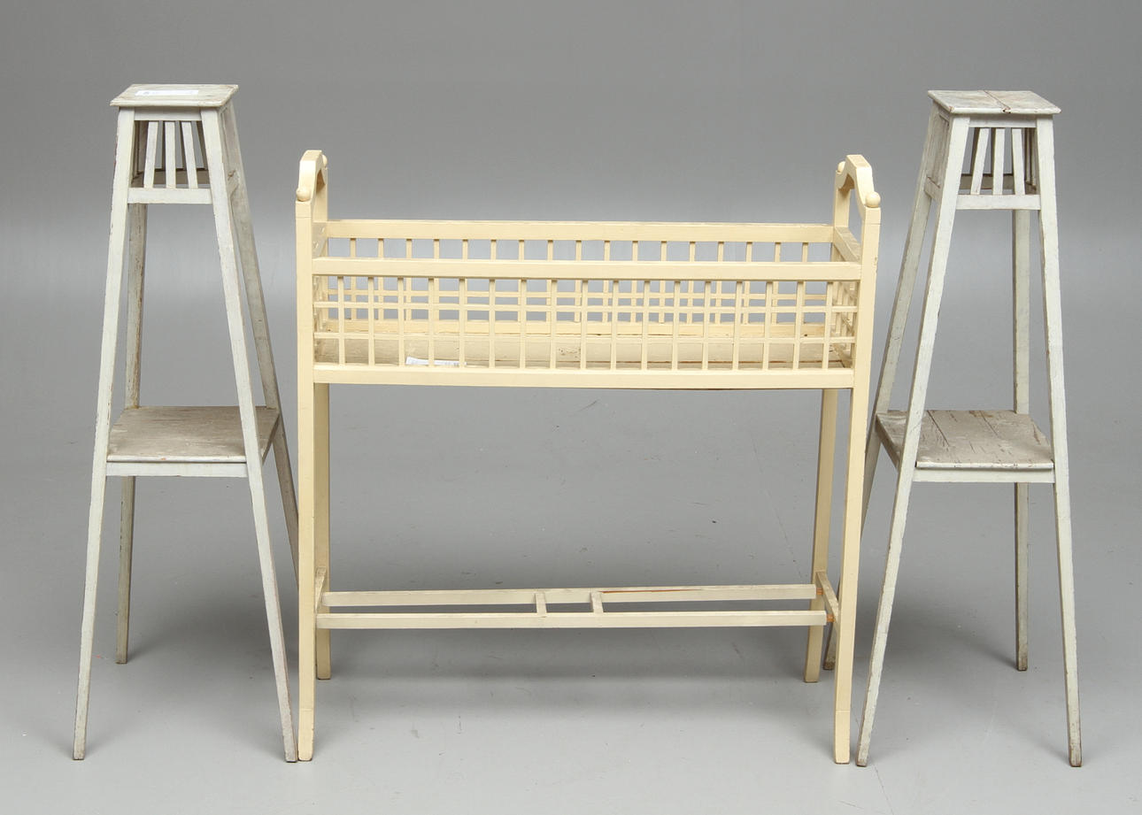 BLOMBORD, PIEDESTALER, 2 st, 1900-tal.