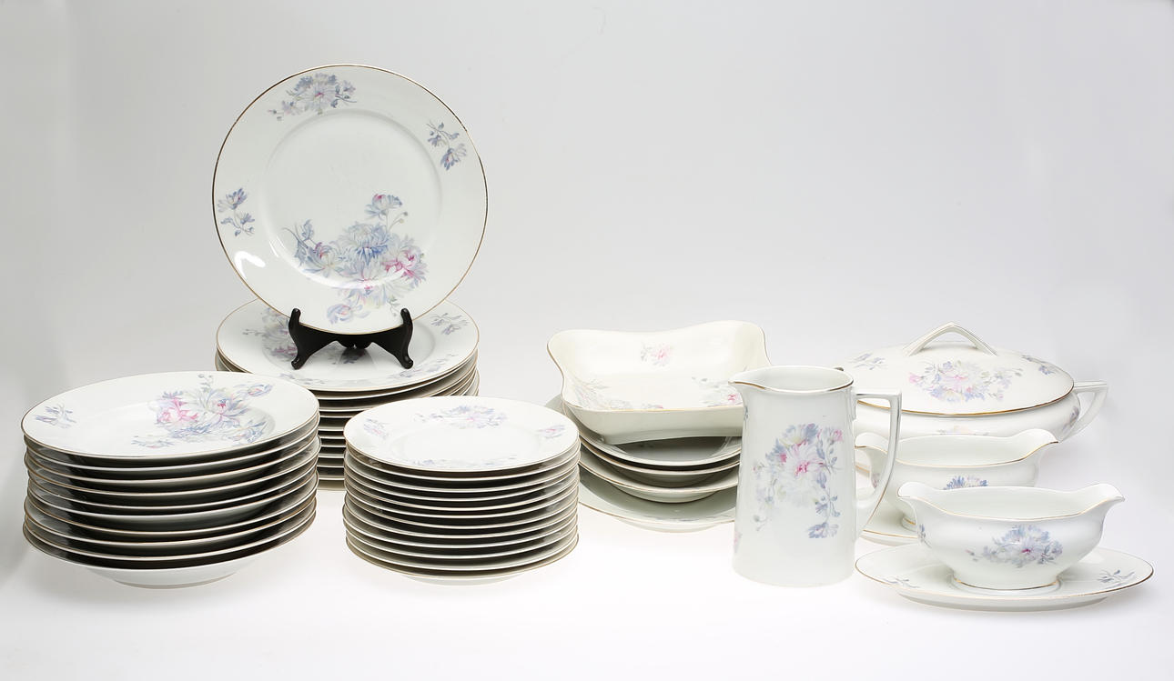 MATSERVIS, Porslin, Union-t. 42 delar.