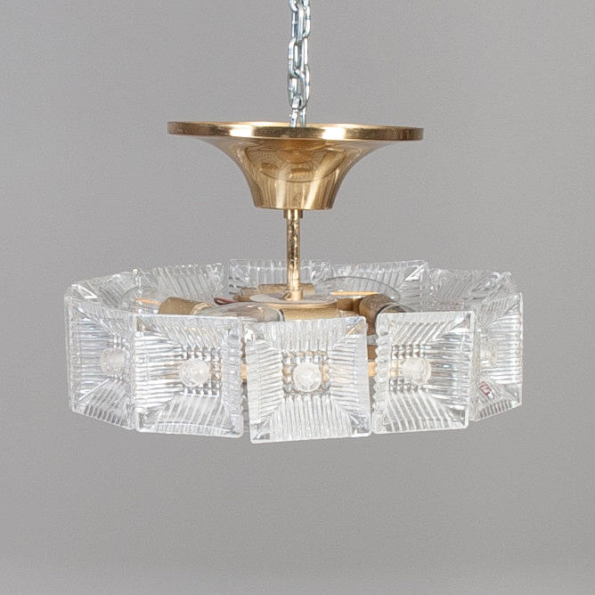 CARL FAGERLUND. For Orrefors, ceiling lamp/ceiling.