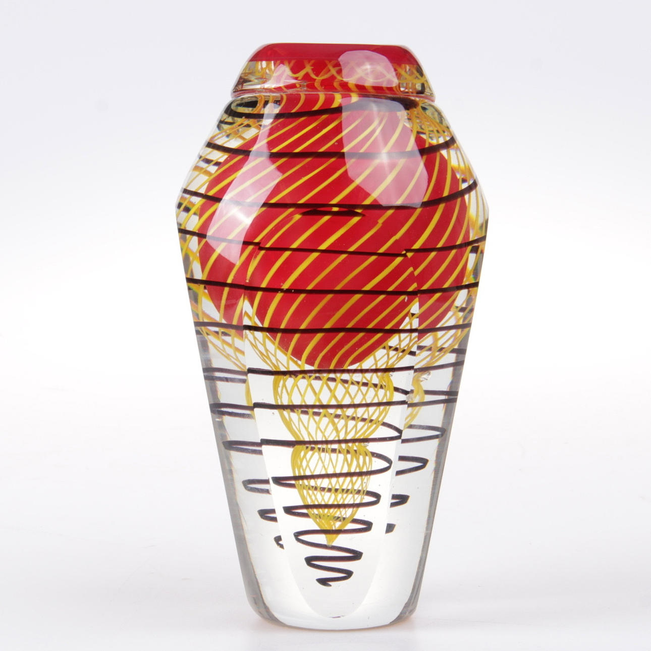 VAS, glas, Murano, trol. Venini Toso, Italien.