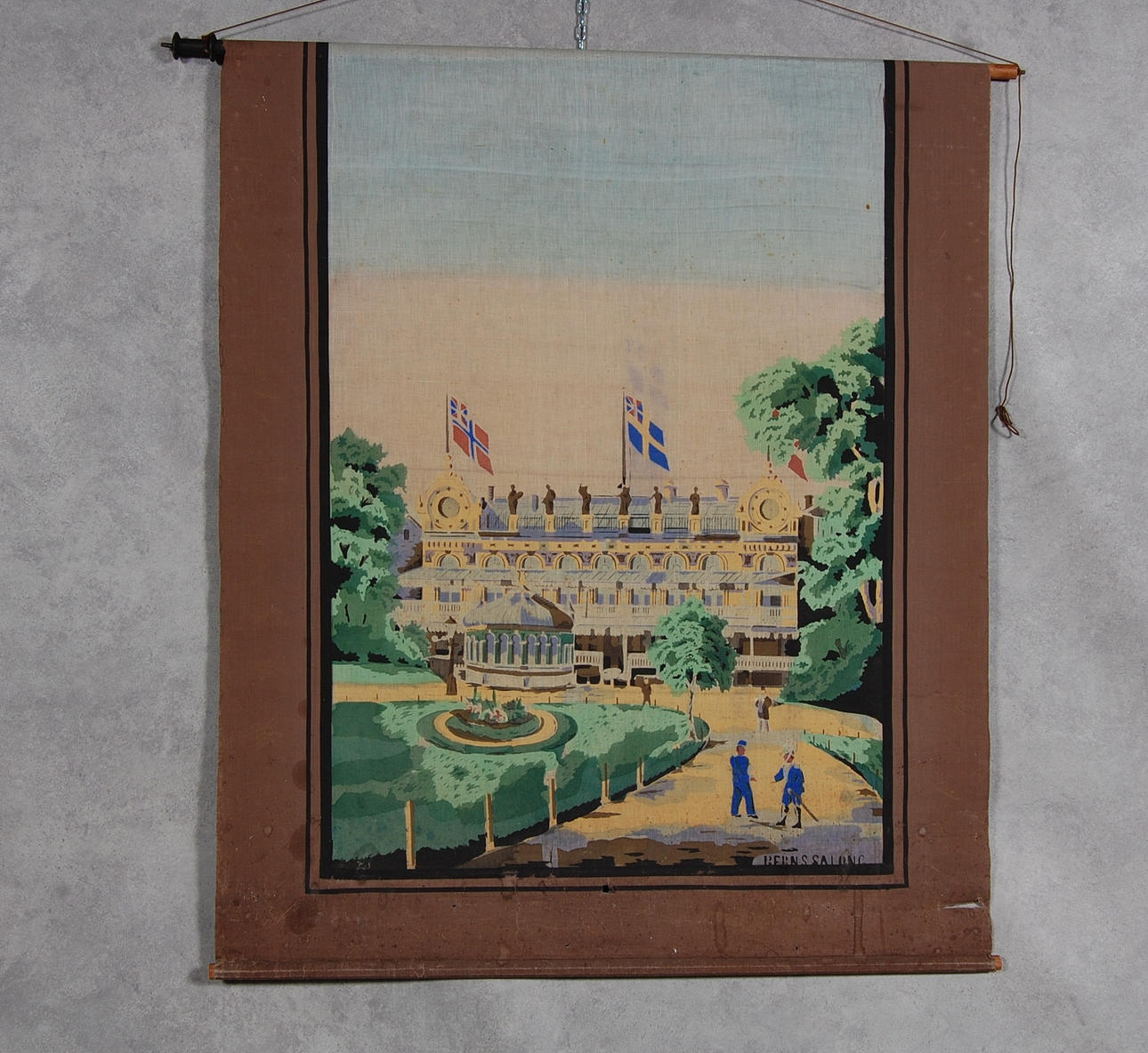 RULLGARDIN, Berns Salonger, 1800-tal.