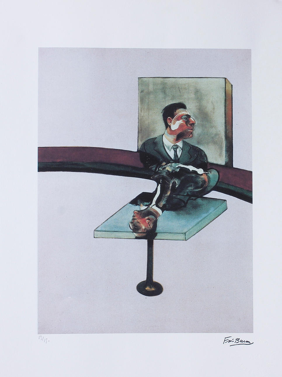 FRANCIS BACON. EFTER. Untitled (”Porträtt av George Dyer talar”).